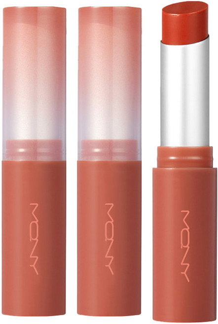 맥퀸뉴욕 글로우 멜팅 립스틱, 03 피치퍼지, 3.5g, 2개