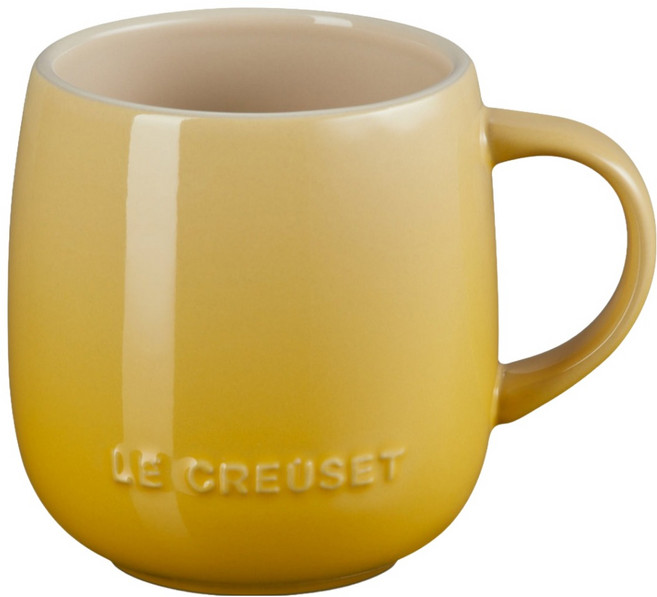 LE CREUSET 蛋蛋馬克杯 陶瓷 380ml 蜂蜜黃 1個