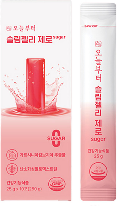 오늘부터 슬림젤리 제로슈가 다이어트 보조제 석류맛, 250g, 1개