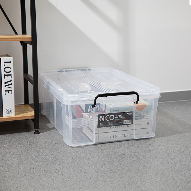 코멕스 네오박스 리빙박스 정리수납함, 2개