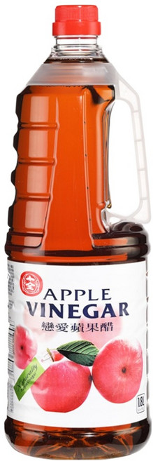 十全 戀愛蘋果醋 1.8L 台灣製造, 1瓶