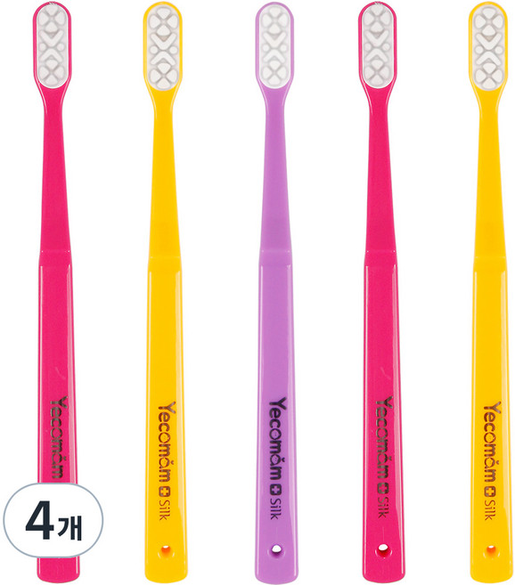 예꼬맘 실크 임산부 칫솔, 5개입, 4개