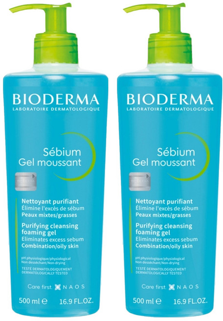 바이오더마 세비엄 무쌍 클렌징젤, 500ml, 2개