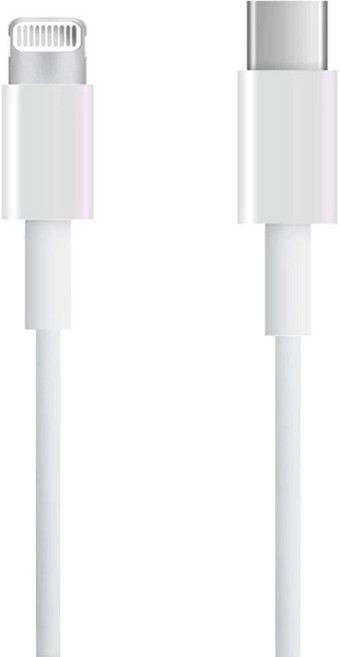 iBRIDGE 充電傳輸線 USB-C TO Lightning, 白色, 1條, 200cm