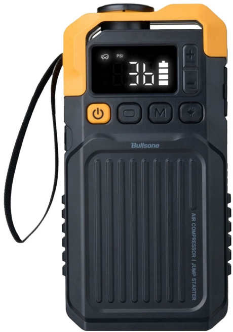 불스원 All in one 타이어 공기주입 점프 스타터, 검정, 1개