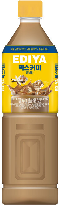 이디야 믹스커피 바닐라, 1L, 1개