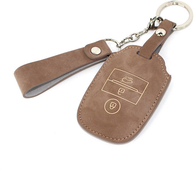 osiena Semi-Selected 汽車鑰匙包, 米色, Kia J Type