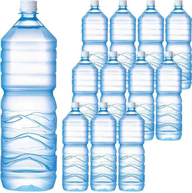 남양천연수 무라벨, 2L, 12개