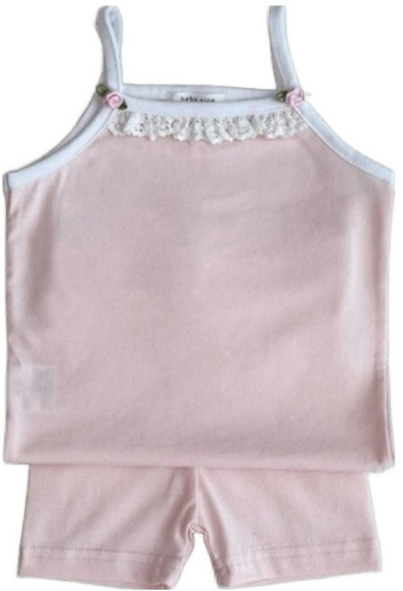 베베나인 아동용 로즈 상하의 세트