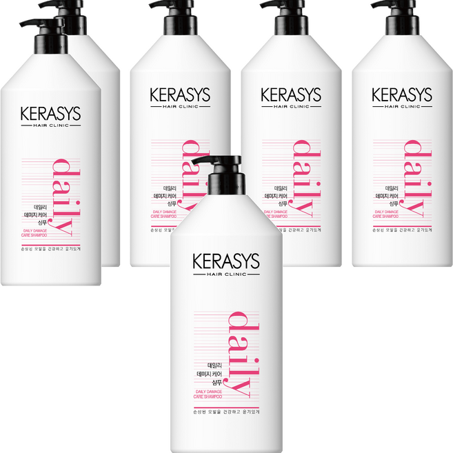 케라시스 데일리 데미지 케어 샴푸 플로랄 오리엔탈, 1.5L, 6개