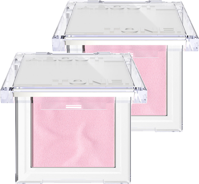 어바웃톤 플러피 웨어 블러셔 4.3g, 08 드리미 라즈베리, 2개