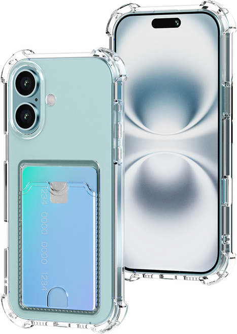 요거 클리어 카드 수납 젤리 휴대폰 케이스