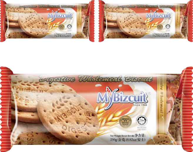 MyBizcuit 麥比客 經典消化餅, 250g, 3包