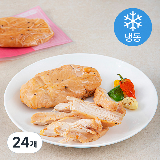 함께하닭 맛있는 스팀 헬스 닭가슴살 그릴맛 (냉동), 100g, 1개입, 24개