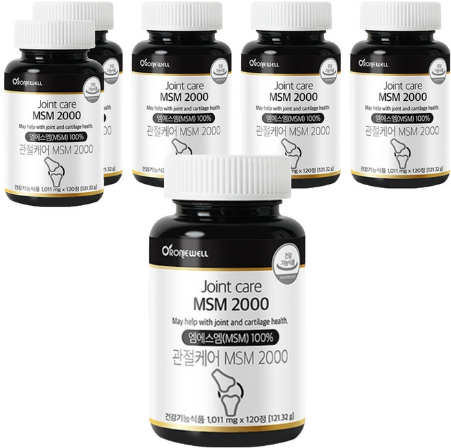 로니웰 관절케어 MSM 2000, 120정, 6개