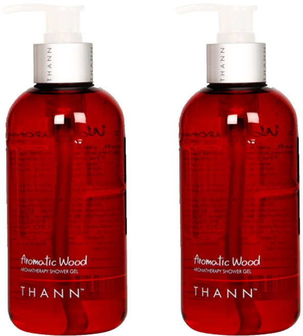 탄 아로마틱 우드 아로마테라피 샤워젤, 320ml, 2개