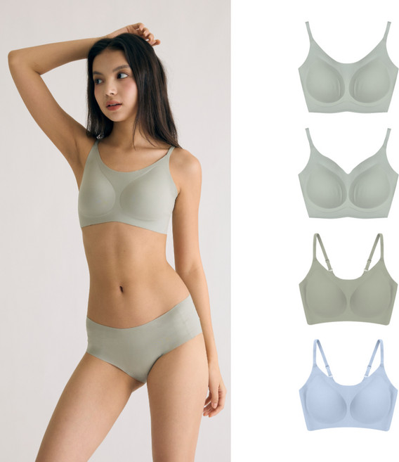 24hrs. 無感失憶內衣4件組 夏日款