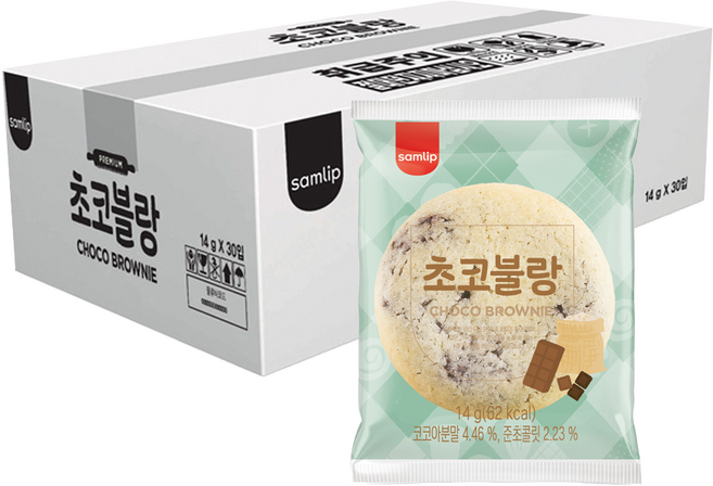 삼립 초코블랑 쿠키, 14g, 30개