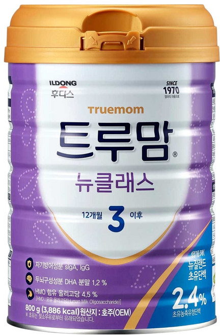 트루맘 뉴클래스 분유 3단계, 800g, 1개