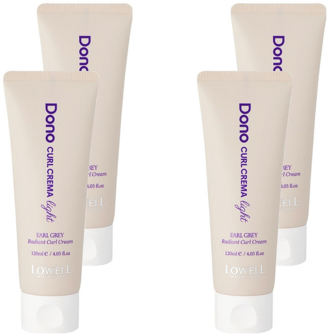 로웰도노 컬 크레마 라이트 컬크림, 120ml, 4개