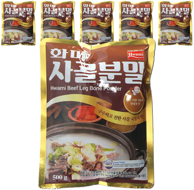 화미 사골분말, 500g, 6개
