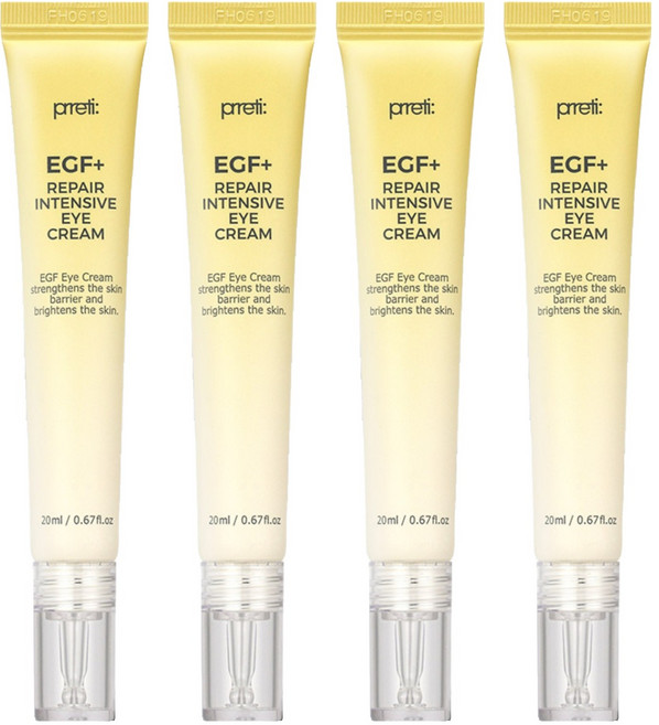 프레티 EGF+ 리페어 인텐시브 아이크림, 20ml, 4개