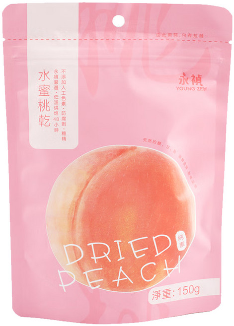 永禎 水蜜桃乾, 150g, 1包