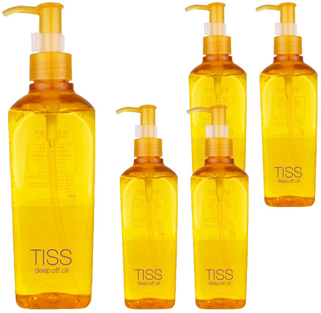 TISS COSMETIC 深層卸妝油, 280ml, 5瓶