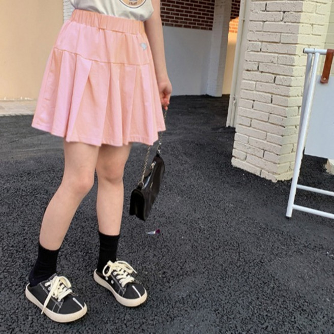 씨티컴퍼니 주니어 A라인 플리츠 스커트 바지