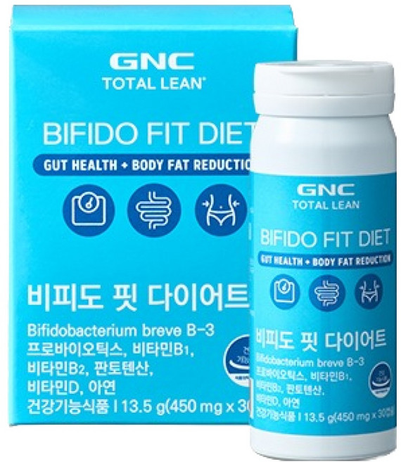 GNCTOTALLEAN 비피도 핏 다이어트 유산균, 30정, 1개