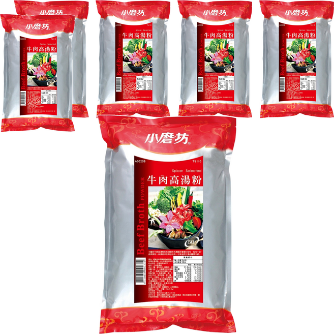 小磨坊 牛肉高湯粉, 1kg, 6包