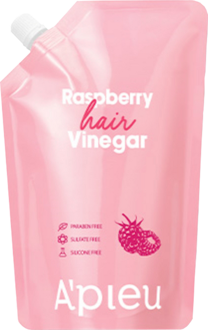 어퓨 헤어 식초 리필용 라즈베리향, 400ml, 1개