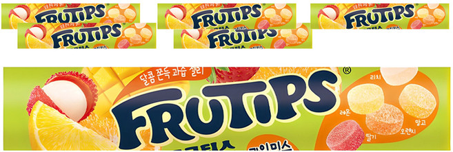 FRUTIPS 黑嘉麗 水果軟糖 原味, 140g, 6條