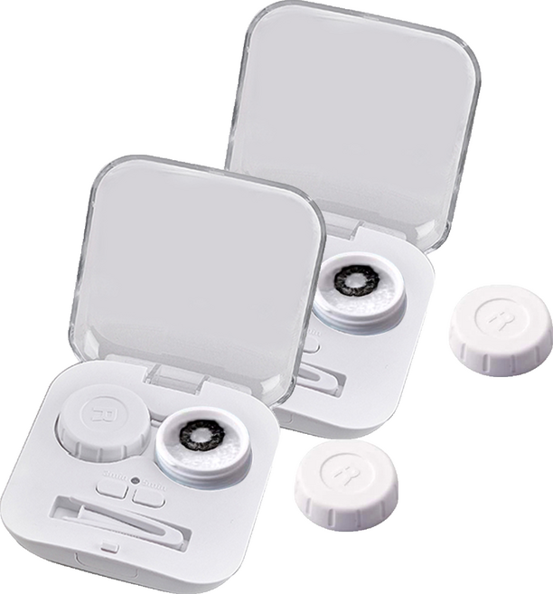 셀루미 음파 렌즈 세척기, 화이트, 2개