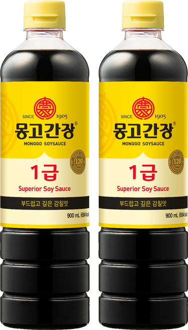 몽고간장 1급, 900ml, 2개