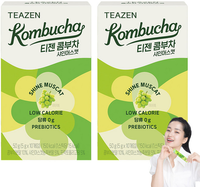 티젠 콤부차 샤인머스캣, 5g, 10개입, 2개