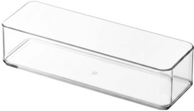 벨로나이트 욕실 화장대 정리 보관함 대형, 투명, 1개