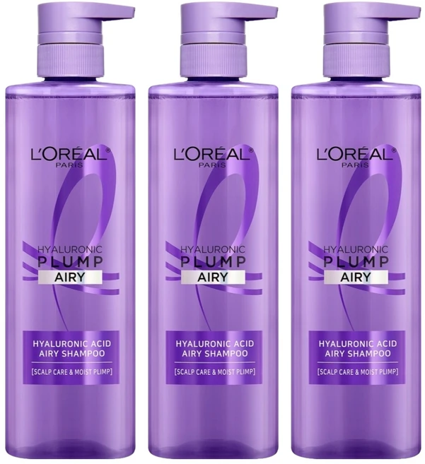 로레알파리 히알루론산 두피앰플샴푸, 660ml, 3개 - 쿠팡