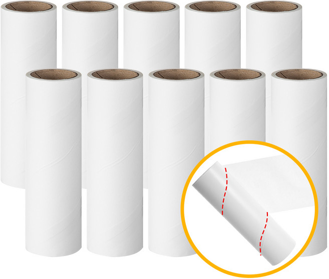 코멧 사선컷팅 일반형 테이프 클리너 리필 16cm x 12m, 10개