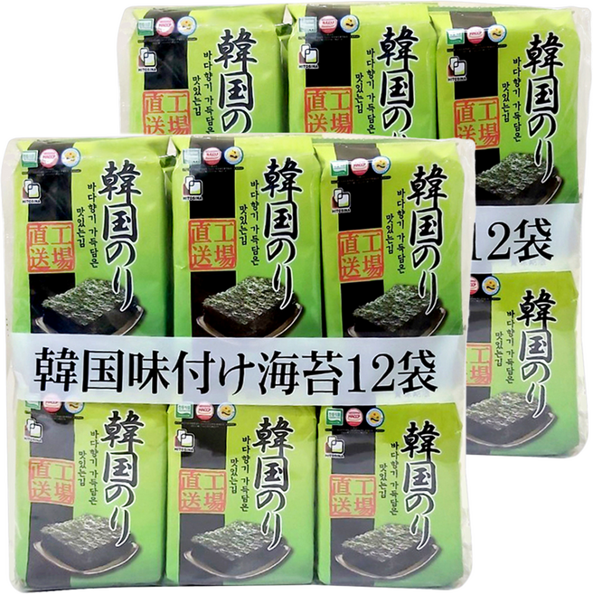 orionjako 韓國味付海苔, 42g, 2袋