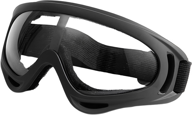 베러웰즈 자전거 라이딩 바람막이 고글안경, 투명, 1개