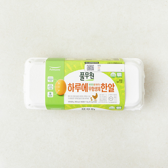 풀무원 하루에 한알 무항생제 비타민D 1+등급 특란, 10구, 1개