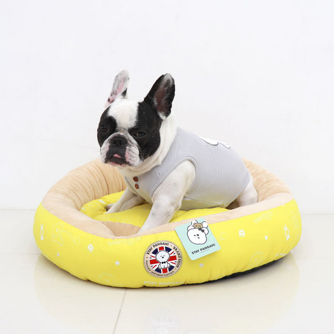 레드퍼피 빵아 풀 원방석, 아이보리, 1개