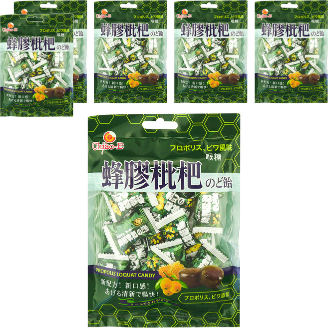 Chiao-E 巧益 蜂膠枇杷糖, 110g, 6袋