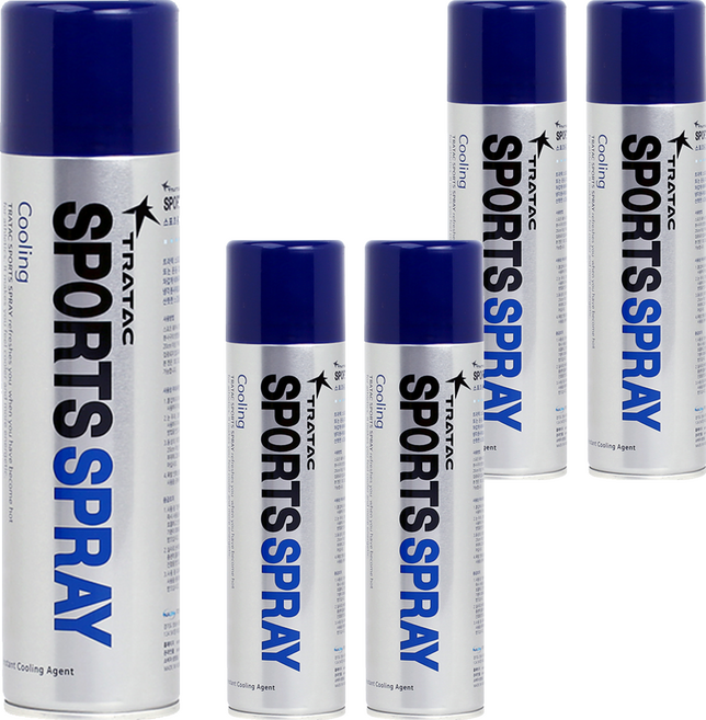 트라택 냉각 스포츠 스프레이 420ml, 1개입, 5개