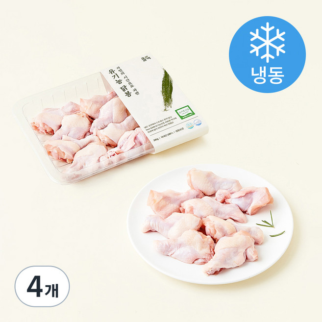 올계 유기농인증 닭봉 (냉동), 300g, 4개