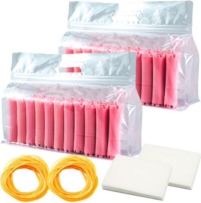 셀리본 헤어볼륨 롤스타 셀프 펌 세라믹 롯드 1호 세트, 2세트