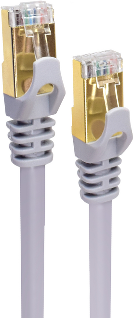 Home Planet 高端型 CAT7網路線, 5m, 灰色, 1條