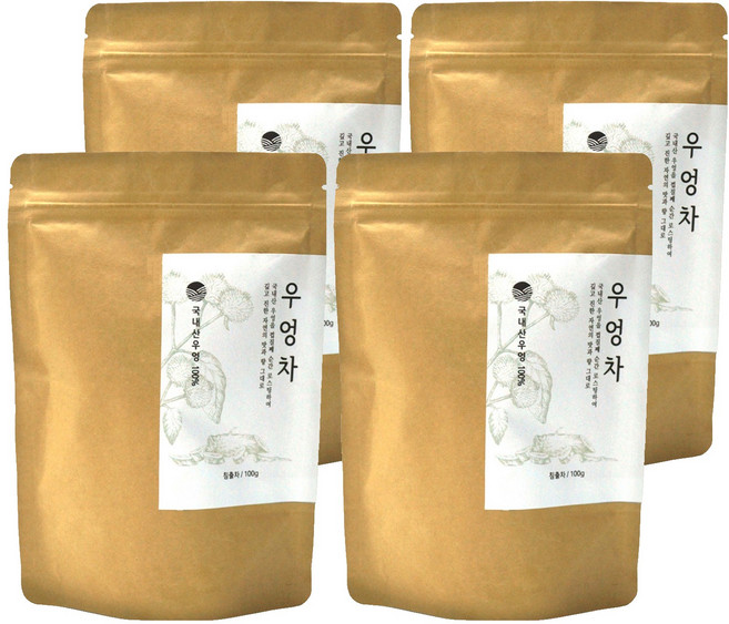 자연지애 볶은 우엉차, 100g, 1개입, 4개