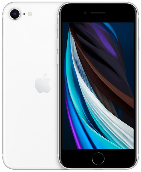 Apple 2020 아이폰 SE 2세대 자급제, 화이트, 64GB